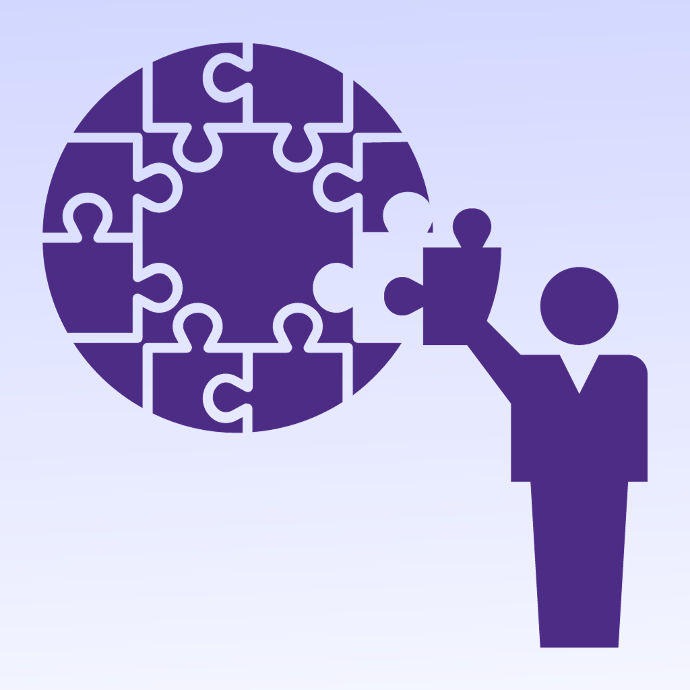 End-to-End Implementation Person completing a puzzle from start to completion.